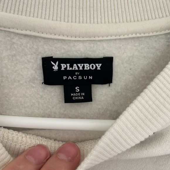 Playboy by PacSun Allover Bunny Classic Crew Neck Sweater size small - Picture 2 of 6